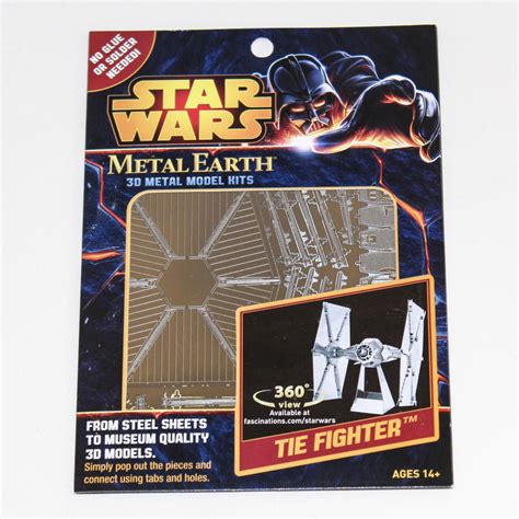 Metal Earth Australia Star Wars Imperial Tie Fighter Diy Kits