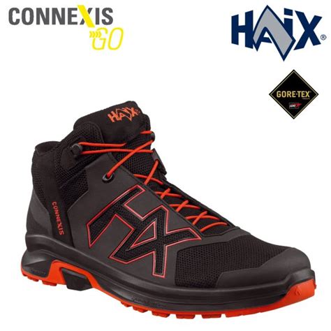 Haix CONNEXIS Go GTX Mid Black Fire Bannenberg GmbH Arbeitsschutz DE