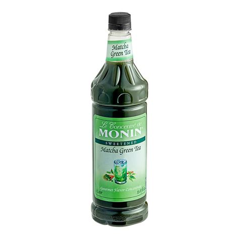 Monin Matcha Green Tea 7 1 Concentrate 1 Liter