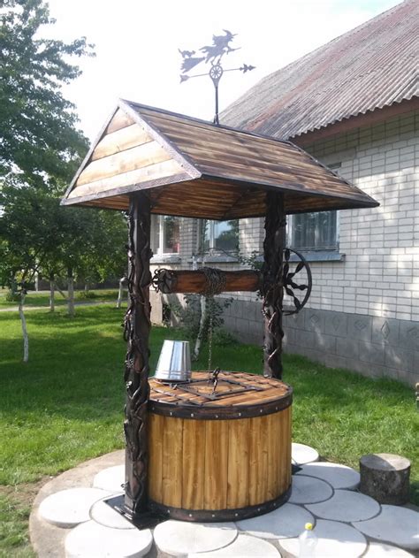 Как красиво оформить колодец на даче? - 39 реальных идей