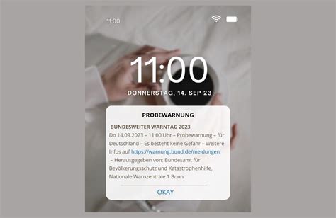 Smartphones Und Sirenen Machen Alarm Bundesweiter Warntag Am