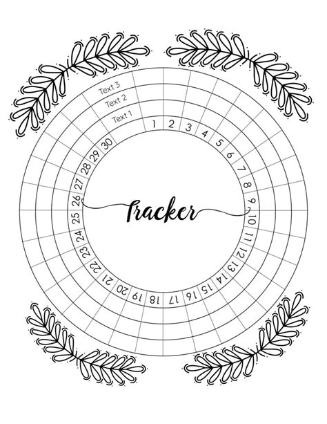 Bullet Journal Tracker Ideas Free Printable Templates