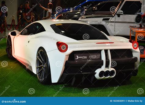 Ferrari Supercar At Manila Auto Salon Car Show In Pasay Philippines