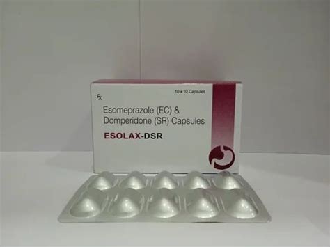 Esolax Dsr Esomeprazol Domperidone Capsules Prescription At