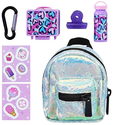 Shopkins Real Littles Backpacks Series 4 Mystery Pack 1 Random Mini Backpack 4 Surprises Moose