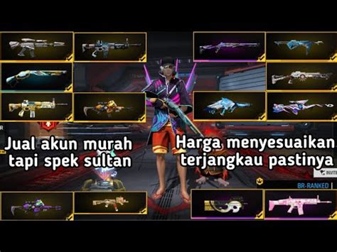 Jual Akun Ff Edisi Skin Sg Part Youtube