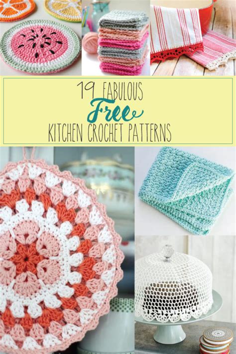 19 Fabulous Kitchen Crochet Patterns