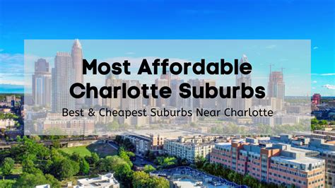 Affordable Towns Near Charlotte Nc 💰 8 Best Affordable Charlotte Suburbs