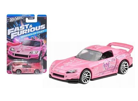 Žaislinis automobilis Hot wheels Furious Mainline Honda S2000 rožinis kaina pigu lt