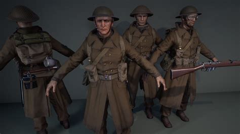 WWII British Infantry in Characters - UE Marketplace