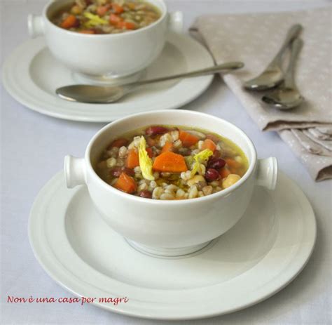 Zuppa di legumi e orzo Non è una casa per magri