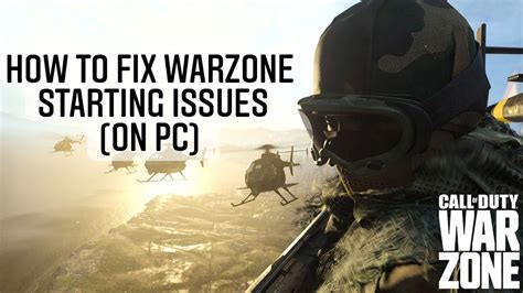 How To Fix Cod Warzone Not Starting On Pc Easy Fix Youtube