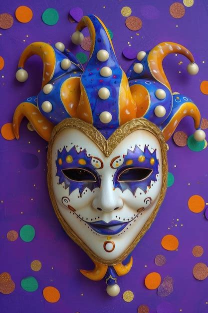 Premium Photo Venetian Carnival Mask On Dark Background Carnival