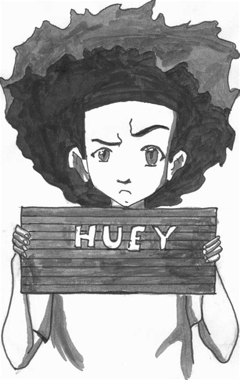 Boondocks-Huey by Bo19 on DeviantArt