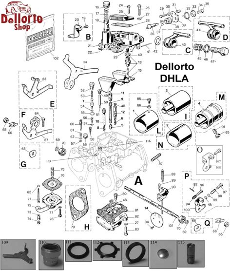 7851 Pump Jet For Dellorto Dhla Carburetor Horizontal