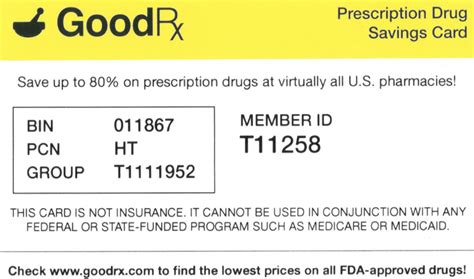 GoodRx Prescription Discount Card Best Shared Secret – Group Plans, Inc.