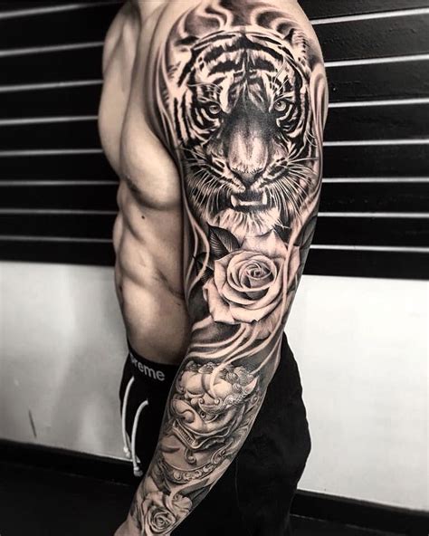 Amazing Artist Mike Cruz Mike Cruz Awesome Siberian Tiger Rose