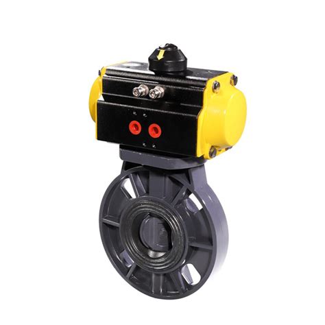 COVNA HK59 D P Pneumatic Actuator PVC Butterfly Valve