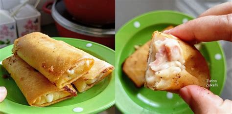 Resepi Popia Carbonara Lemak Berkrim, Ini Tips Tak Meletup Bila Goreng