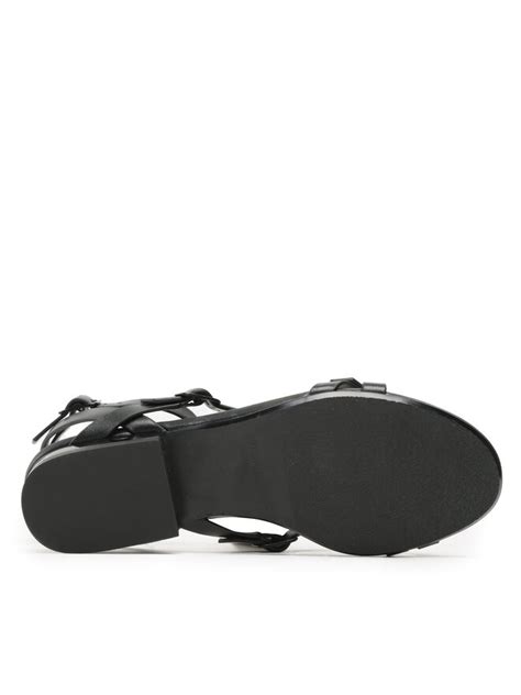 Sandalen United Nude Sia Strapy Lo 107310116 Schwarz Eschuhe De