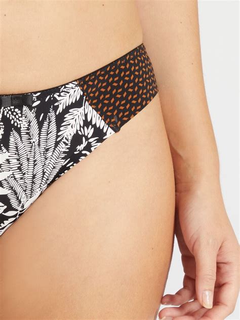 Braguita De Microfibra Con Estampado Envie De Lingerie Negro