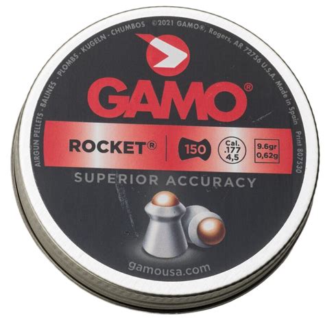 Gamo Rocket 177 Cal Lead Pellets Hardened Steel Tip