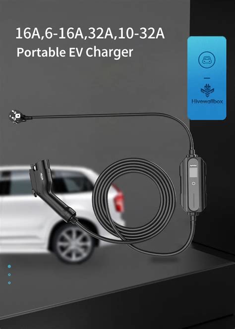 Workersbee A Huidige Verstelbare Thuis Evse Draagbare Ev Charger