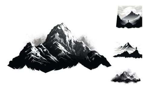 Mountain Silhouette Graphic By Ai Graphic Design Bundle Creative Fabrica