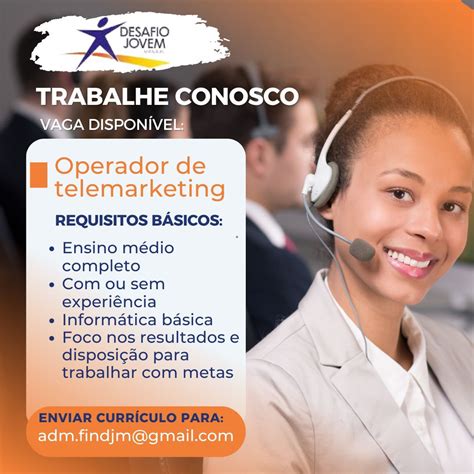 Empresa Seleciona Para Vaga De Operador De Telemarketing Envie Seu