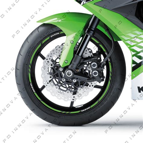 Kawasaki ZX 10R Wheel Rim Stripes With Logos