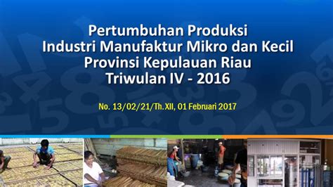 Pertumbuhan Produksi Industri Manufaktur Mikro Dan Kecil Provinsi