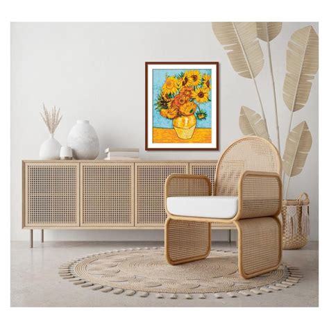 Cross Stitch Kit Sunflowers By Van Gogh Coricamo