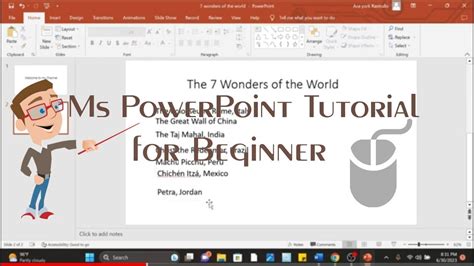 Ms Powerpoint Tutorial For Beginners Youtube