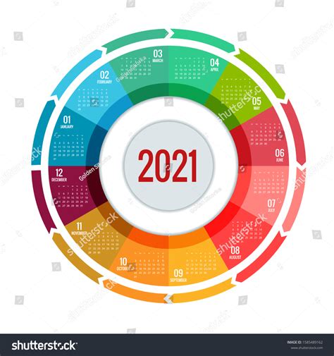 2420 Calendar Circle 12 Months Images Stock Photos And Vectors