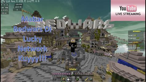 Mabar Bedwars Di Lucky Network Kuyy Youtube