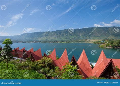 Batak Architecture Tuk Tuk Samosir Stock Photo Image Of Angle