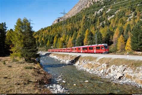 Rhb Extrazugvorbereitung Von Pontresina Nach Ospizio Bernina Am