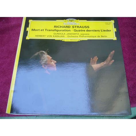 Mort Et Transfiguration Quatre Derniers Lieder By Richard Strauss