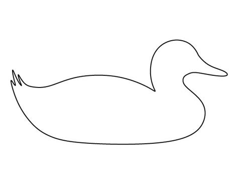 Pin By Muse Printables On Printable Patterns At Bird Template Duck