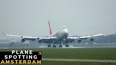 K Minutes Of Heavies Plane Spotting Schiphol Amsterdam Airport