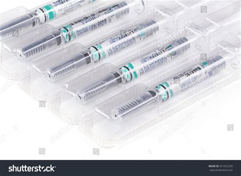 Premeasured Doses Medication Blister Packed Sterile Stock Photo