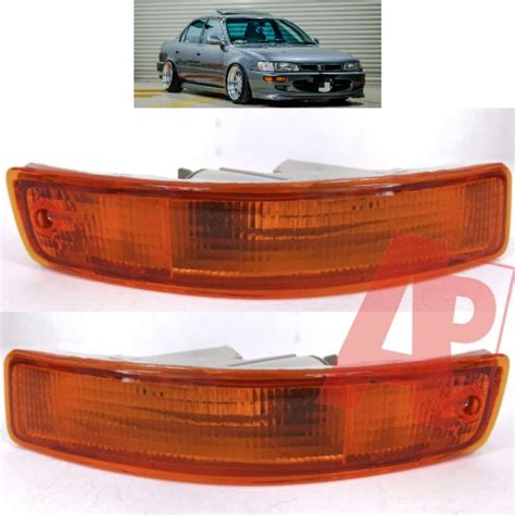 Toyota Corolla AE100 AE101 EE101 SEG Bumper Signal Lamp Short Amber