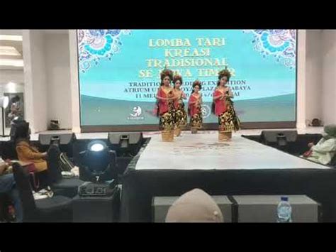 Juara 3 Tari Puspanjali Lomba Tari Kreasi Tradisional Jawa Timur