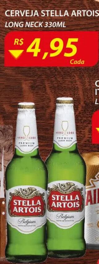 Cerveja Stella Artois Long Neck 330ml oferta na Assaí Atacadista