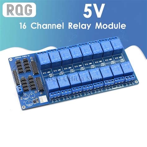 Módulo de relé 5v 16 canais para arduino braço pic avr dsp eletrônico