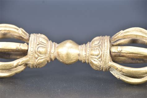 Antique Tibetan Vajra Dorje Used Bajra Dorje Handcrafted Dorje Etsy Uk