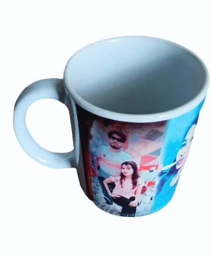 Ceramic Capacity Ml Printed White Coffee Mug For Home Size