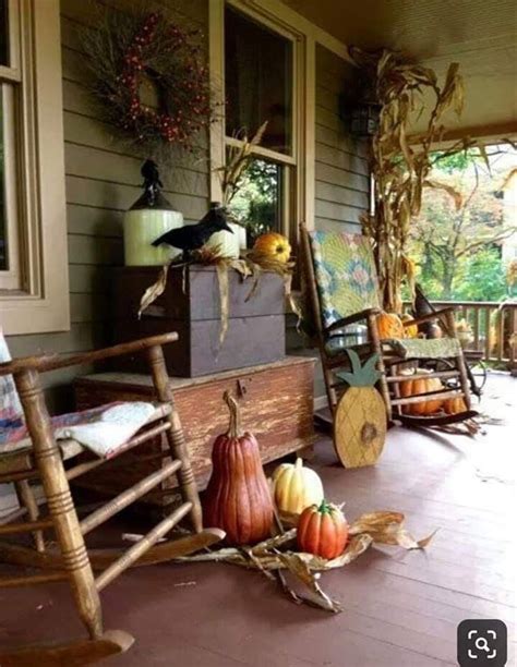 Pin By Judy O Bryan On Primitive Fall Fall Decorations Porch Porch Decorating Decor