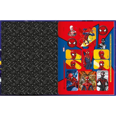 Caderno De Caligrafia Brochura Capa Dura Spider Man Homem Aranha 40