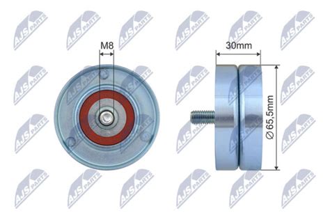 Nty Rnk Me Tensioner Pulley V Ribbed Belt For Mercedes Benz For